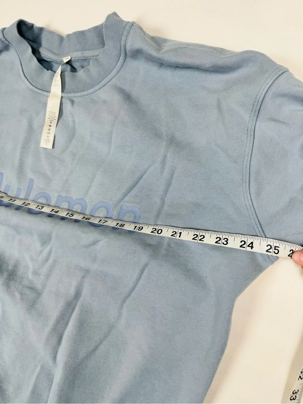 Lululemon Perfectly Oversized Crew *Graphic Chambray Women’s 8 Retail $108